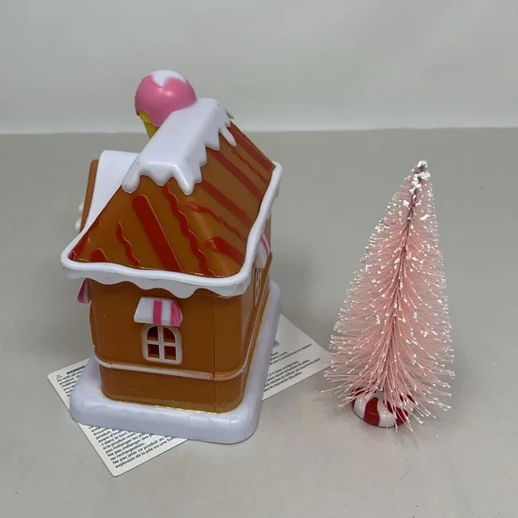 Cobblestones Sweets & Treats miniature house decor & bottlebrush pink tree new - Picture 7 of 16